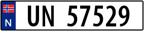 Truck License Plate